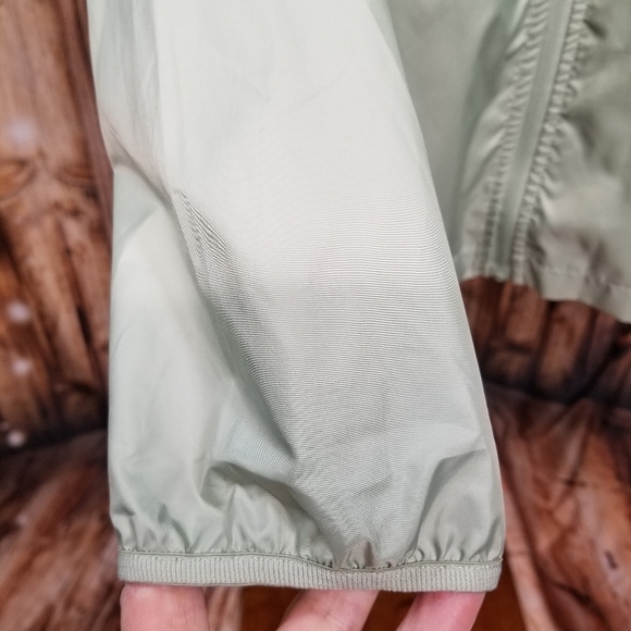 32 Degrees Cool Athletic Green Women M Windbreaker Activewear Zip-Up Rain Jacket - Picture 7 of 14